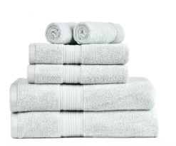 Zero Twist 6 Pieces 500GSM 100% Cotton Towel Set By Amelia -Bedding Store 11 3