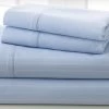 Ocean Blue 1200 TC Cambridge Stripe Sheet & Quilt Cover Set By Royal Living -Bedding Store 1200 tc cvc cambridge stripes ocean blue 1 1