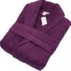 550GSM Aubergine Luxury Egyptian Cotton Terry Toweling Bath Robe -Bedding Store 1223