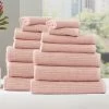 7 Piece Ridgestone Cotton Bathroom Towel Set By Renee Taylor