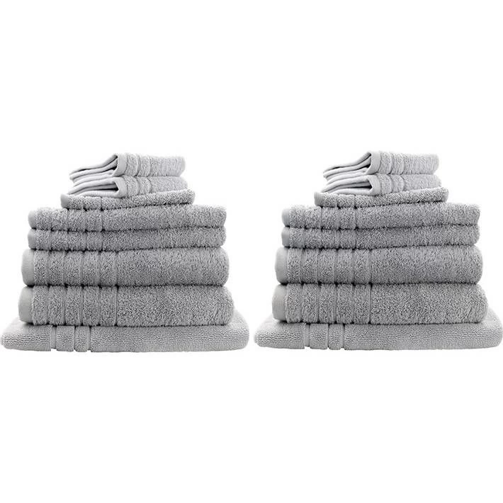 16pc Soft Egyptian Cotton Bath Towel Set 4 16pc Soft Egyptian Cotton Bath Towel Set - Image 2