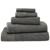 Costa Cotton Pewter Bath Towel By Bambury CS