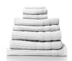8 Piece 600 GSM Eden Egyptian Cotton Towel Pack By Royal Comfort -Bedding Store 19