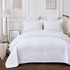 Antique White Coverlet Set Range By Classic Quilts 1 Antique White Coverlet Set Range By Classic Quilts -Bedding Store 1 cq embroideredvividwhite 1