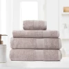 4pc Bamboo Cotton Towel Set By Royal Comfort 2 4pc Bamboo Cotton Towel Set By Royal Comfort -Bedding Store 1 13 11