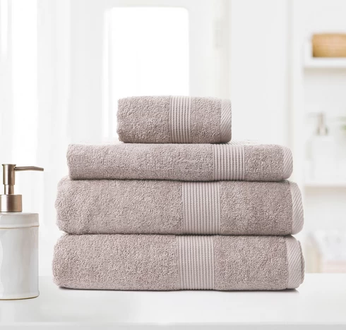 4pc Bamboo Cotton Towel Set By Royal Comfort 3 4pc Bamboo Cotton Towel Set By Royal Comfort
