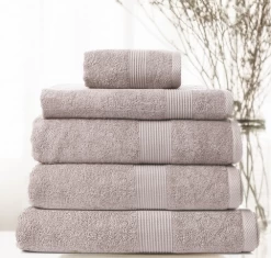 5pc Bamboo Cotton Towel Set By Royal Comfort
