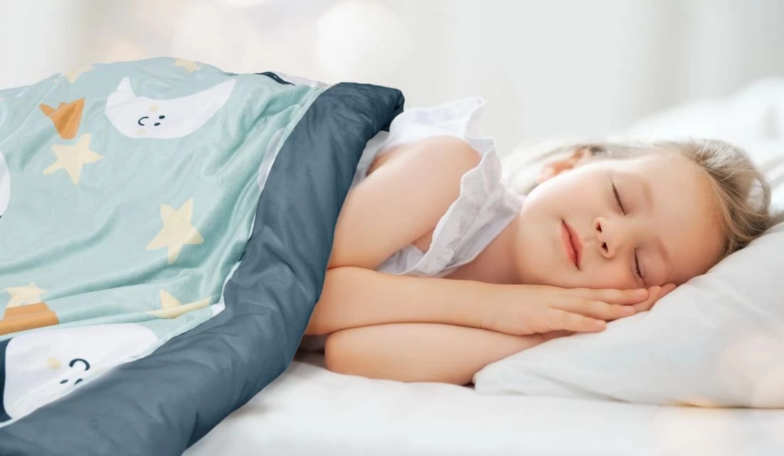 Adura Printed Weighted Blanket In Chambary By Jelly Bean Kids 4 Adura Printed Weighted Blanket In Chambary By Jelly Bean Kids - Image 2