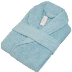 550GSM Soft Aqua Luxury Egyptian Cotton Terry Toweling Bath Robe