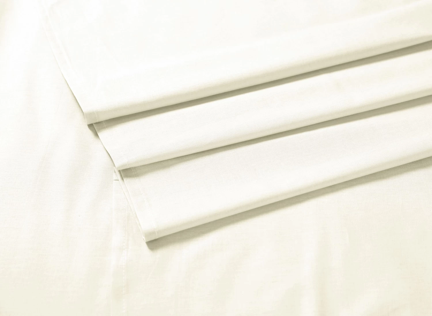 1200 TC Organic Cotton Cream King Bed Sheet Set By Elan Linen 9 1200 TC Organic Cotton Cream King Bed Sheet Set By Elan Linen - Image 7