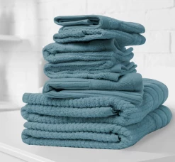 8 Piece 600 GSM Eden Egyptian Cotton Towel Pack By Royal Comfort -Bedding Store 2 1 10