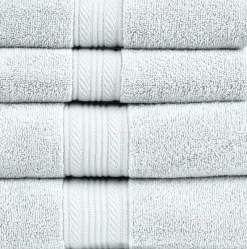 Single Ply Carded 6 Pieces 500GSM 100% Cotton Towel Set By Amelia -Bedding Store 2 1 11 2