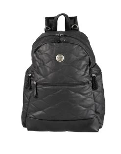 Black Fisheye Coated Cotton Backpack Nappy Bag By OiOi -Bedding Store 2 43 12