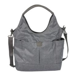 Tote Slouch Nappy Bag Denim Grey By OiOi -Bedding Store 2 43 17