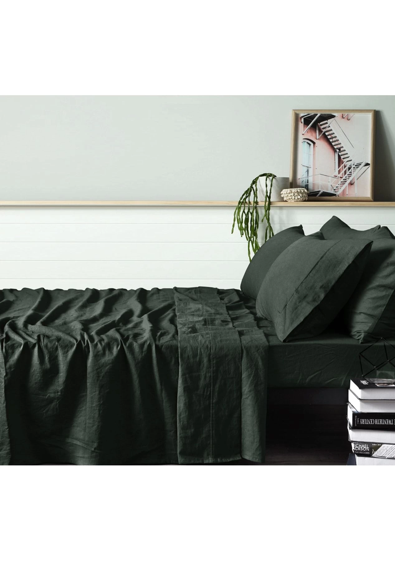 100% Linen Queen Sheet Set By Vintage Design 12 100% Linen Queen Sheet Set By Vintage Design - Image 10