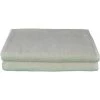 2pc Cotton Sand Stone Classic Ribbon Bath Sheet
