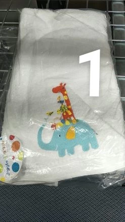 Elephant Family Bath Towel By Jiggle And Giggle Cs