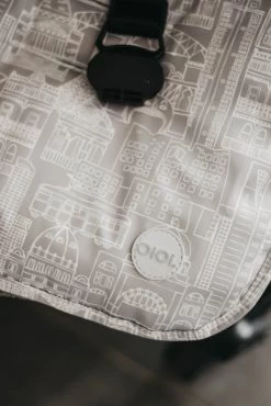 Reversible Cityscape Fleece Stroller Seat Liner By OiOi
