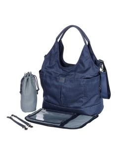 Tote Slouch Nappy Bag Denim Blue By OiOi