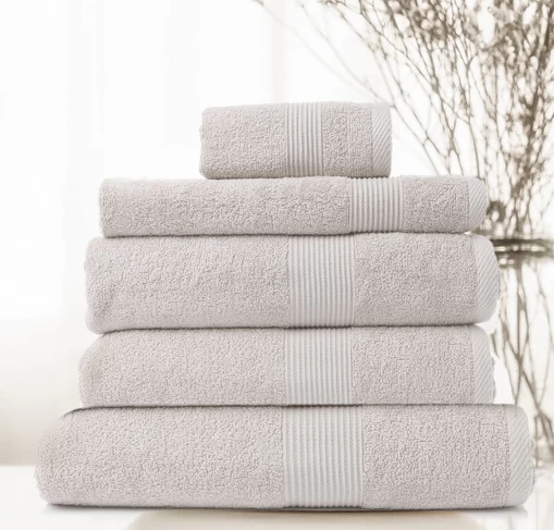 5pc Bamboo Cotton Towel Set By Royal Comfort 7 5pc Bamboo Cotton Towel Set By Royal Comfort - Image 5