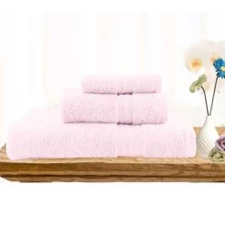 3 Piece Ultra-Light Cotton Bath Towel Set