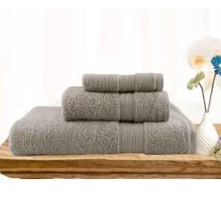 3 Piece Ultra-Light Cotton Bath Towel Set 11 3 Piece Ultra-Light Cotton Bath Towel Set -Bedding Store 3 piece beige