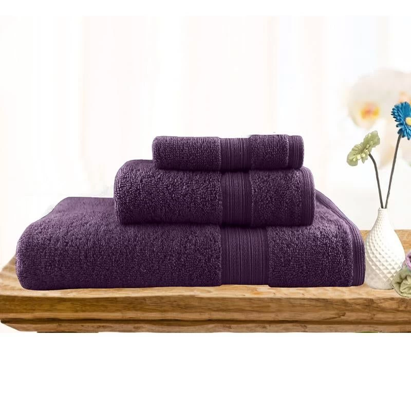 3 Piece Ultra-Light Cotton Bath Towel Set 7 3 Piece Ultra-Light Cotton Bath Towel Set - Image 5
