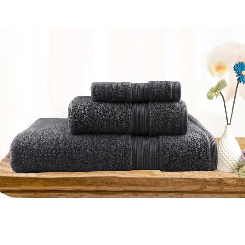 3 Piece Ultra-Light Cotton Bath Towel Set 6 3 Piece Ultra-Light Cotton Bath Towel Set - Image 4