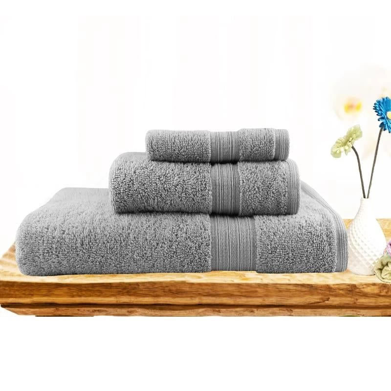 3 Piece Ultra-Light Cotton Bath Towel Set 8 3 Piece Ultra-Light Cotton Bath Towel Set - Image 6