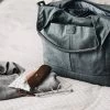 Tote Slouch Nappy Bag Denim Grey By OiOi