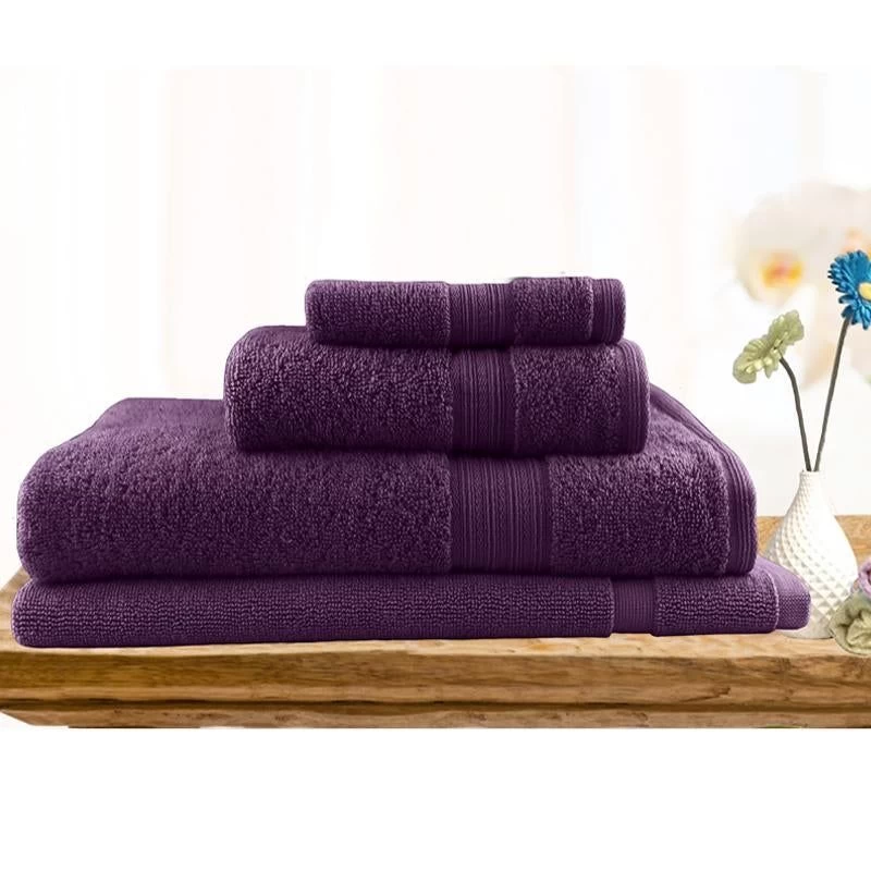 4 Piece Ultra-Light Cotton Bath Towel Set 7 4 Piece Ultra-Light Cotton Bath Towel Set - Image 5
