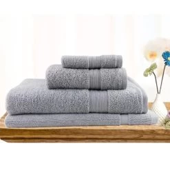 4 Piece Ultra-Light Cotton Bath Towel Set 15 4 Piece Ultra-Light Cotton Bath Towel Set -Bedding Store 4 piece ultra light cotton bath towel set 4