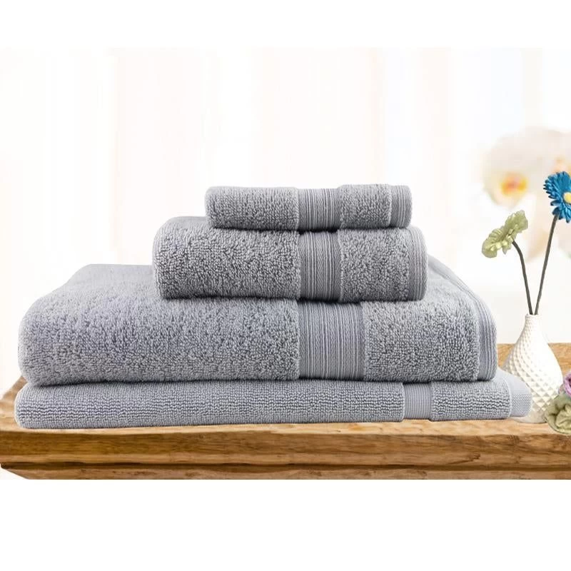 4 Piece Ultra-Light Cotton Bath Towel Set 9 4 Piece Ultra-Light Cotton Bath Towel Set - Image 7