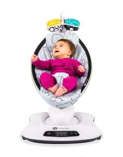 4moms Mamaroo Swing V4.0 Silver Plush -Bedding Store 4moms mamaroo silver plush