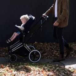 Priam 2IN1 Seat By Cybex 41 Priam 2IN1 Seat By Cybex -Bedding Store 516213063priam2in1lightseatroyalblue chromeframe l2