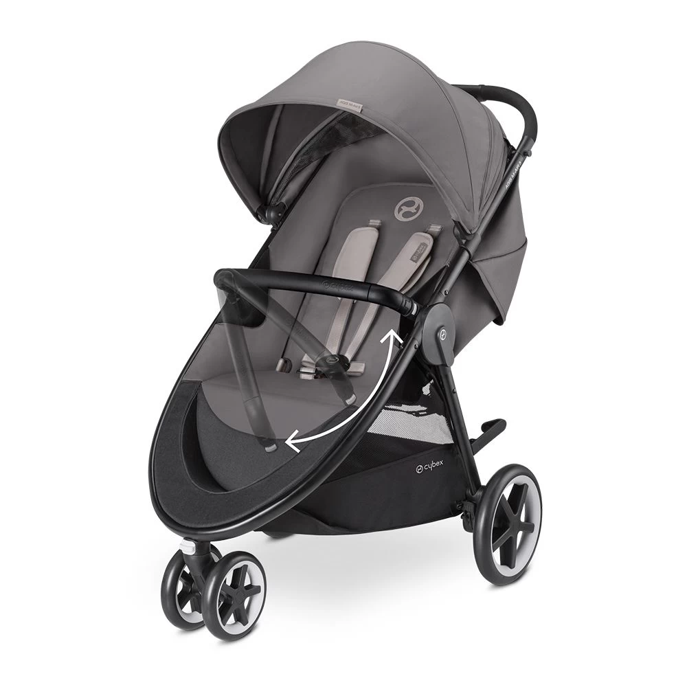 Agis M-Air 3 Manhattan Grey Stroller By Cybex 5 Agis M-Air 3 Manhattan Grey Stroller By Cybex - Image 3