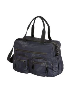 Carry All Black Protea Nappy Bag By OiOi -Bedding Store 5 11 11