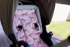 Reversible Gingham Stroller Seat Liner By OiOi -Bedding Store 5 11 24