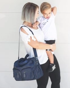 Carry All Nappy Bag Denim Blue By OiOi