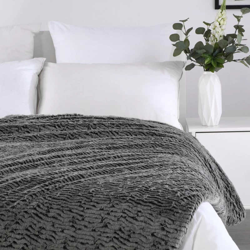7kg Luxury Faux Fur Weighted Relaxing Simulated Blankets - Image 3