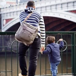 Canvas Leather Upright Satchel By OiOi -Bedding Store 6676canvasleatheruprightsatchel l1