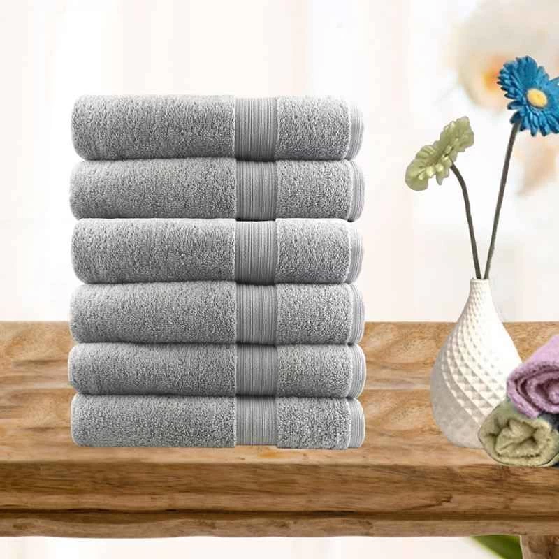6 Piece Ultra Light Cotton Hand Towels 3 6 Piece Ultra Light Cotton Hand Towels