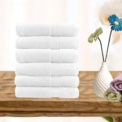 6 Piece Ultra Light Cotton Hand Towels 11 6 Piece Ultra Light Cotton Hand Towels -Bedding Store 6 piece ultra light cotton hand towels