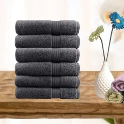 6 Piece Ultra Light Cotton Hand Towels 15 6 Piece Ultra Light Cotton Hand Towels -Bedding Store 6 piece ultra light cotton hand towels 5
