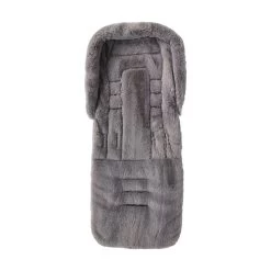 Reversible Sausage Dog/Grey/White Gingham Stroller Seat Liner By OiOi -Bedding Store 7 6 6