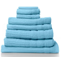 8 Piece 600 GSM Eden Egyptian Cotton Towel Pack By Royal Comfort -Bedding Store 7 7