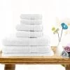 7 PCS Softouch Light Weight Soft Premium Cotton Bath Towel Set