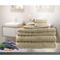 7pc Soft Egyptian Cotton Bath Towel Set -Bedding Store 7pc soft egyptian cotton bath towel set 2