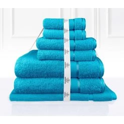 14pc Towel Bath Sheet Set By Kingtex
