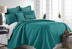7 Piece Premium Hotel Collection King Comforter Set By Kingtex -Bedding Store 7phcteal 1